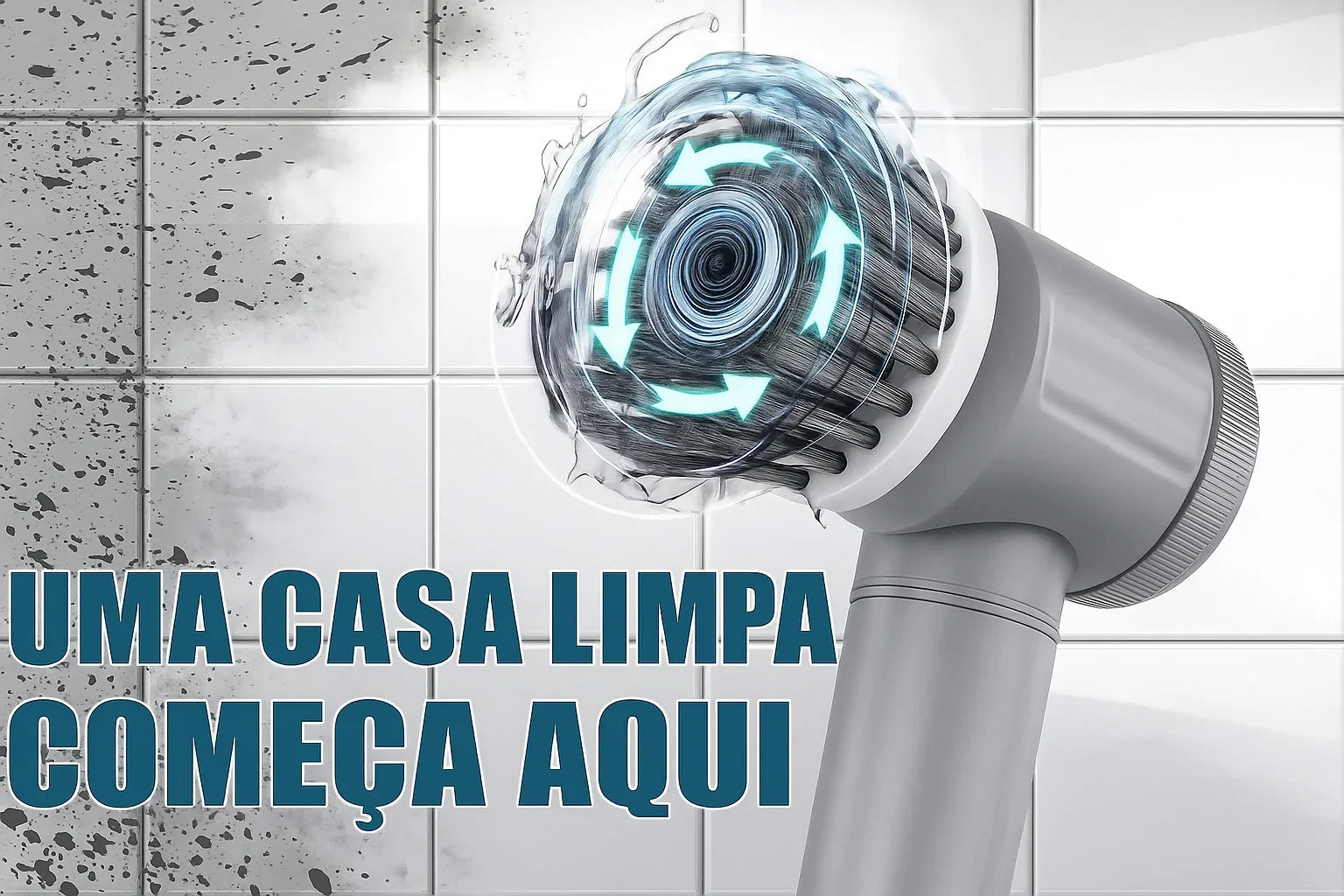Escova de Limpeza Elétrica