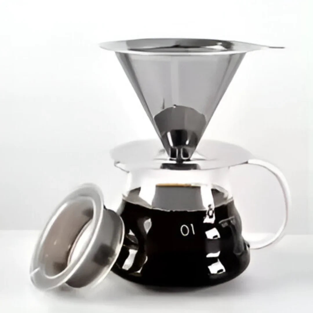 Coador Filtro De Café Aço Inox Reutilizável