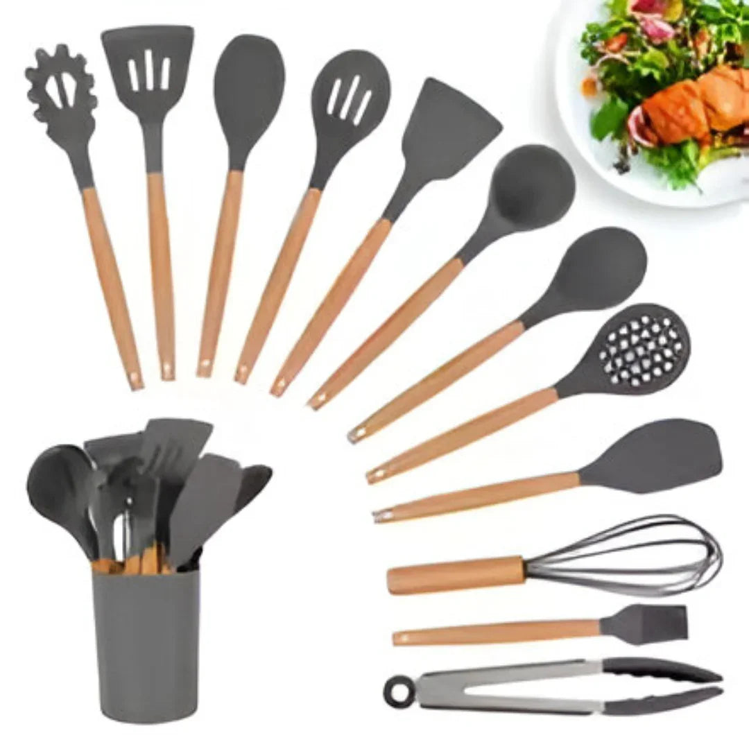 kit de cozinha com 12 peças